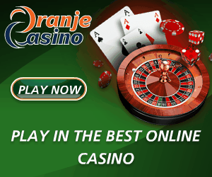 Oranje Casino welkomstbonus banner